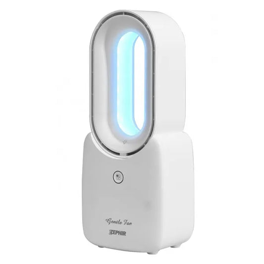 30cm, desk fan, bladeless, led 7 colors, rechargeable, Zephir PGL23