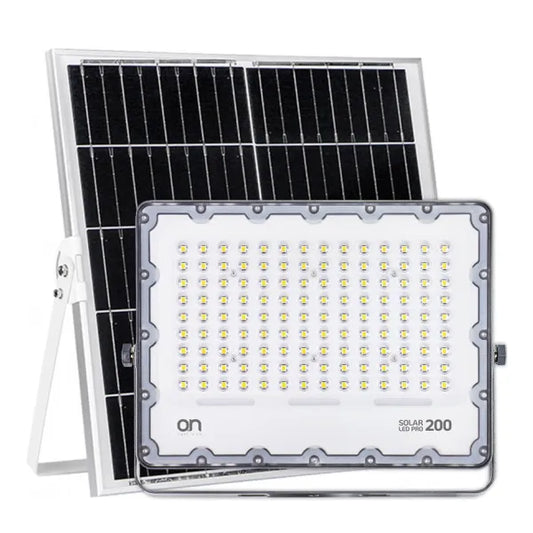 200 LED Solar Spotlight Kit, 25 W, Remote & Hibernation Mode, IP65