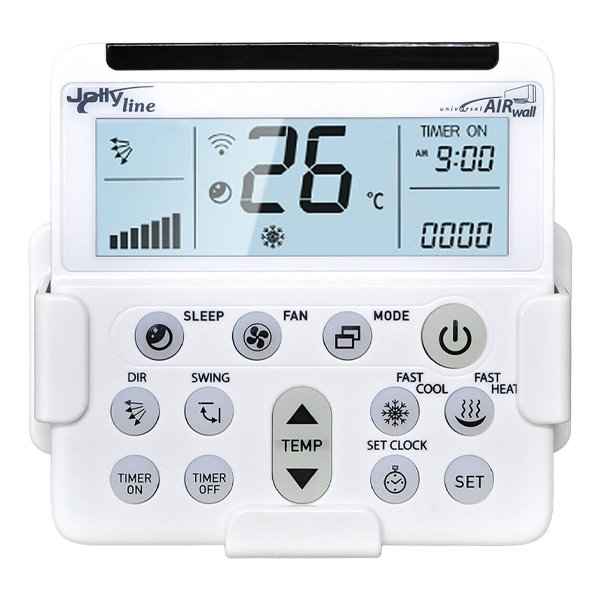 Jollyline Universal Air Conditioner Remote – Backlit Display