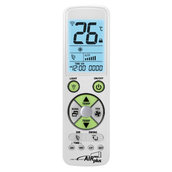 Jollyline UNIVERSAL AIR PLUS A/C Remote – Backlit Display