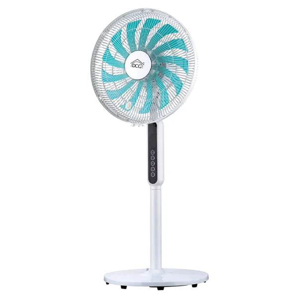 60W,  40cm Stand Fan, Adjustable oscillation angle. White