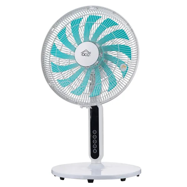 60W,  40cm Stand Fan, Adjustable oscillation angle. White