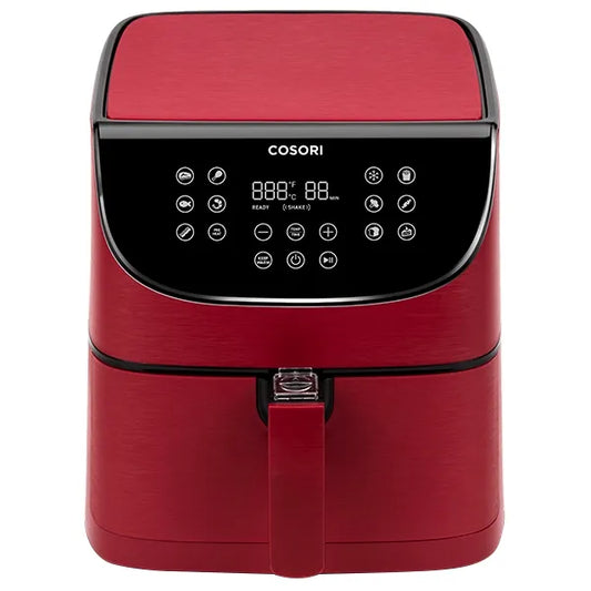 5.5Ltr Air-Fryer, 1700W, Digital Display, Red