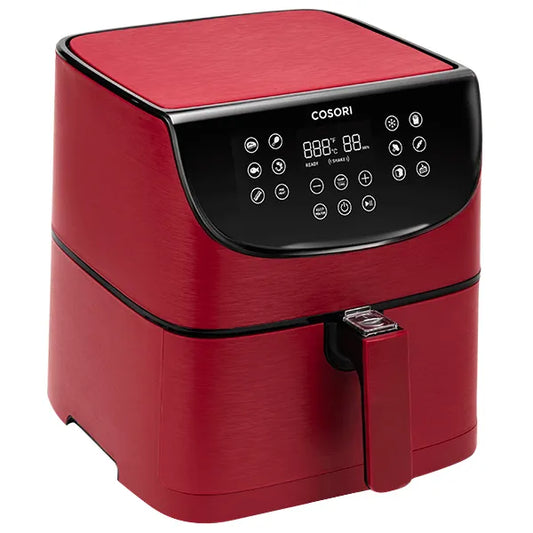 5.5Ltr Air-Fryer, 1700W, Digital Display, Red