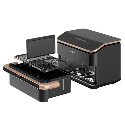 Cosori Dual Blaze TwinFry 10L Air Fryer – 2800W, Black/Rose Gold