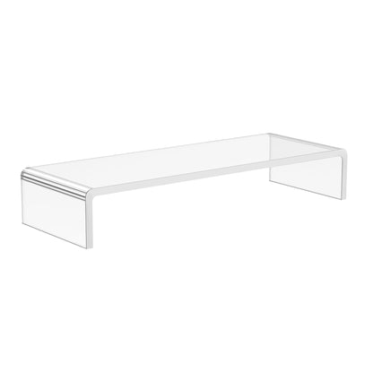support for monitor computer TV support for transparent acrylic glass screens, 53x19x9cm