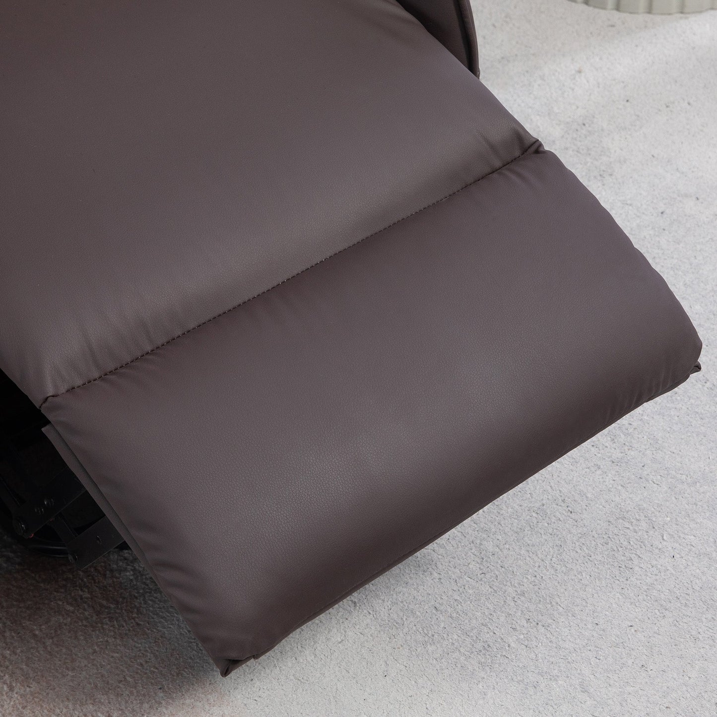 Lift and Recliner Relax Chair with 8 Massage Points and Heating, 2 Remote Controls, Brown