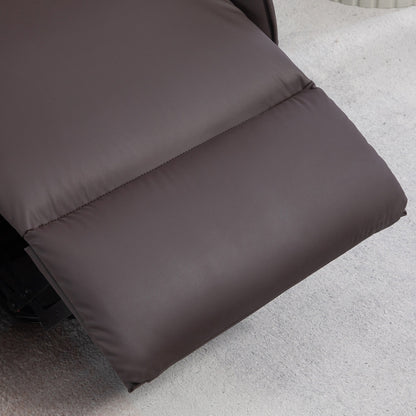 Lift and Recliner Relax Chair with 8 Massage Points and Heating, 2 Remote Controls, Brown