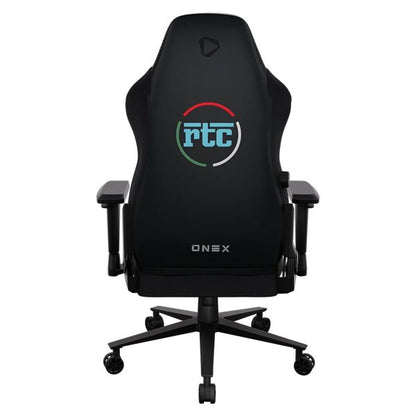 Gaming Chair, Alcantara, Black, ONEX RTC ErgoGlide Alcantara