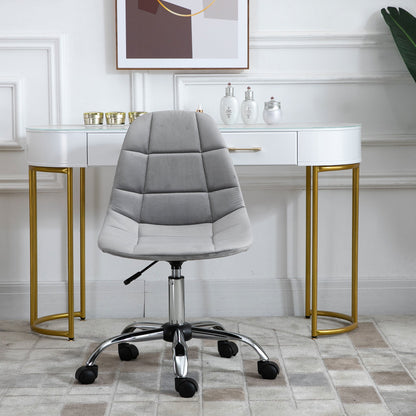 WINTERS | Grey Swivel Chair for Bedroom or Office - Ergonomic Chair