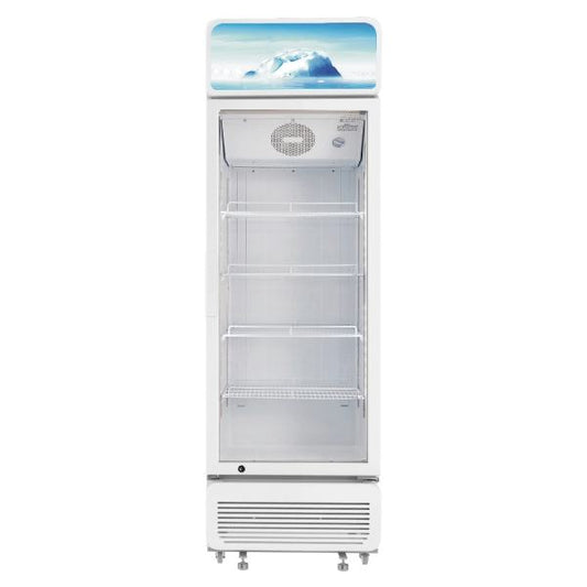Arielli ASC-416GW Glass Door Upright Fridge – 416L
