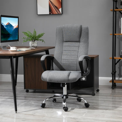 Ergonomic Presidential Office Chair Tilting and Padded with Adjustable Height and Tilt, 62 x 76 x 110-119cm