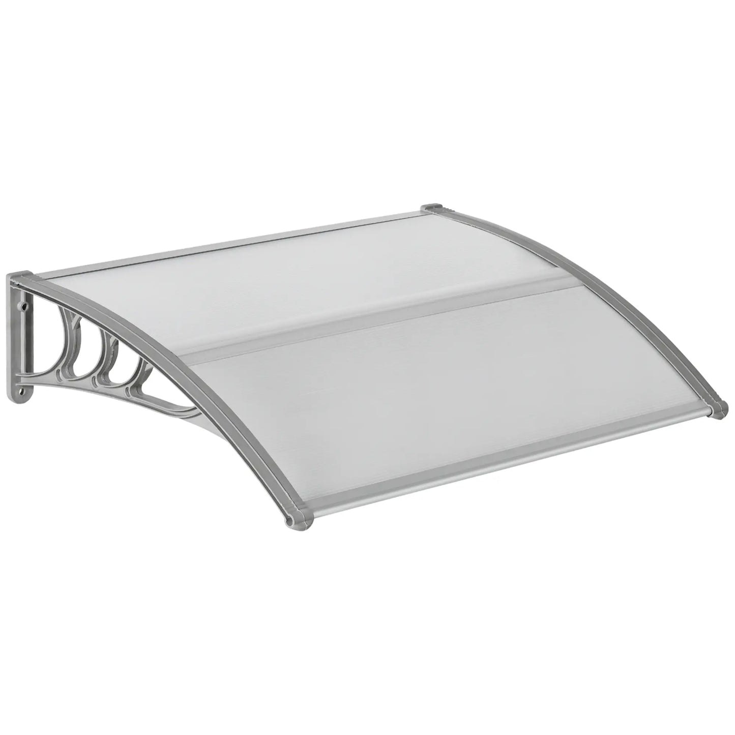 100x80cm Anti-UV Polycarbonate Outdoor Canopy for Doors and Windows
