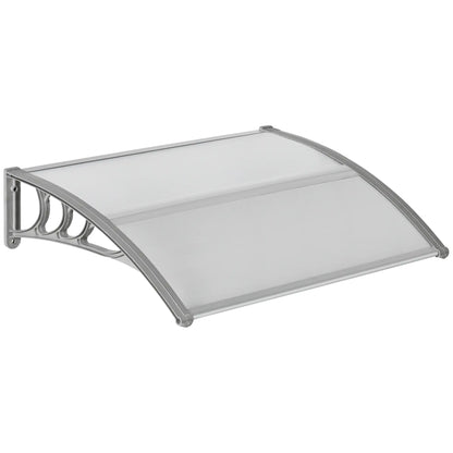 100x80cm Anti-UV Polycarbonate Outdoor Canopy for Doors and Windows