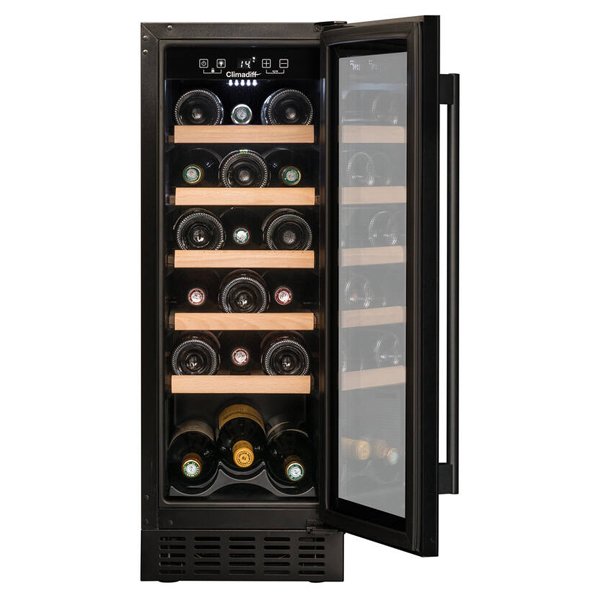 Climadiff CBU20S2B Single-Zone Wine Cooler – 20 Bottles