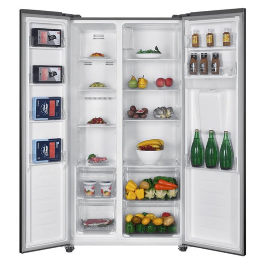 Daewoo CSMSBS1ELVB3 American-Style Fridge-Freezer – 439L