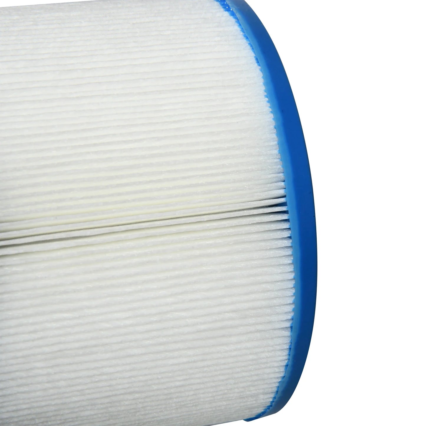 Set of 6 Filters for Inflatable Pools and Spas in Non-Woven Fabric, Ø10.5x8cm, Blue and White