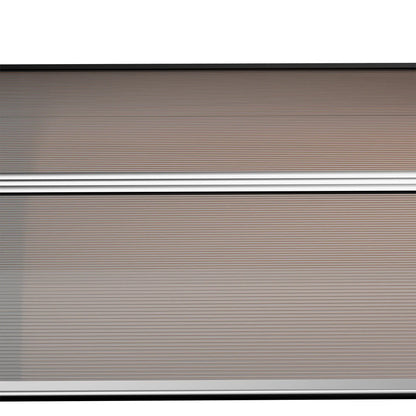 Outdoor Canopy for Windows and Doors, in Polycarbonate and Aluminum, 303x100x26cm - Brown