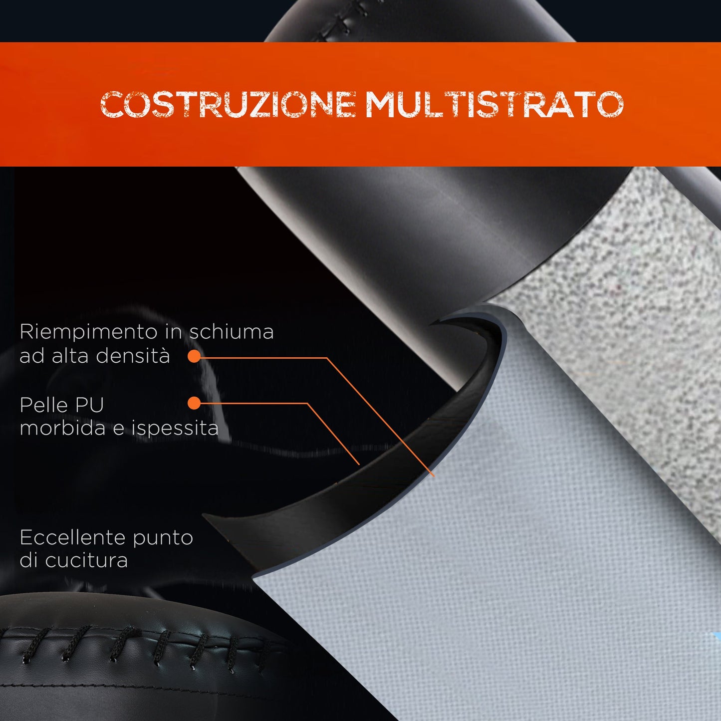 Freestanding Punching Bag, Punching Bag with Base Fillable with Water and Sand, Black