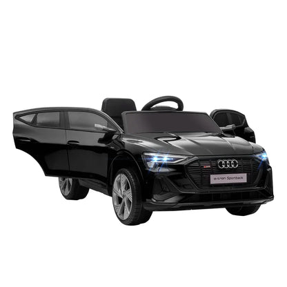 12V Electric Ride-On Toy Car with Remote Control, 3-8km/h Speed, Lights and Music, Ages 3-5 Years, Black