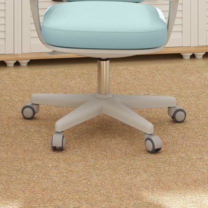 Ergonomic Height-Adjustable Office Chair with Breathable Backrest, 55x48x82.5-94.5 cm, Light Green