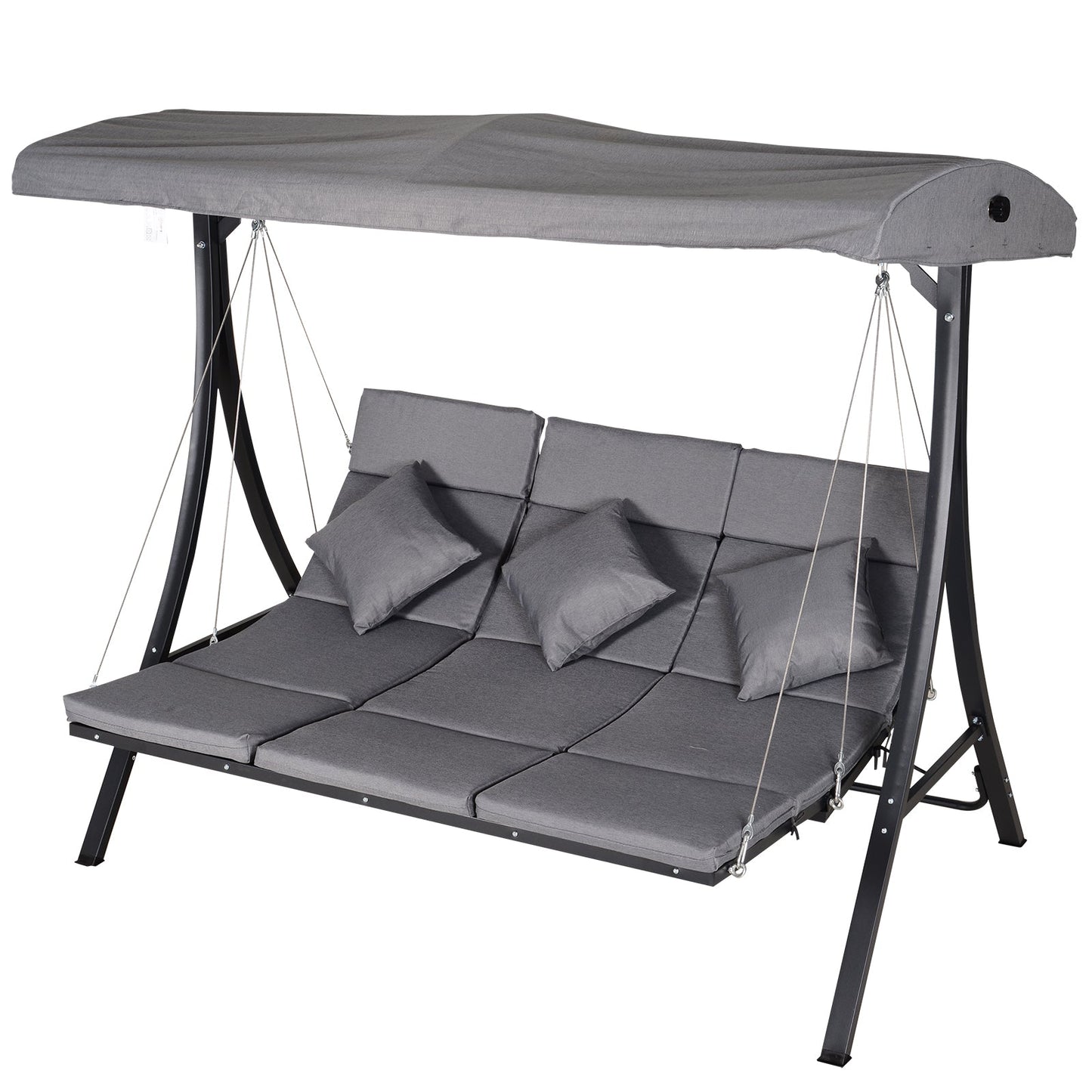 NEBRASKA | 3 Seater Garden Swinger / Rocking Chair / Bed