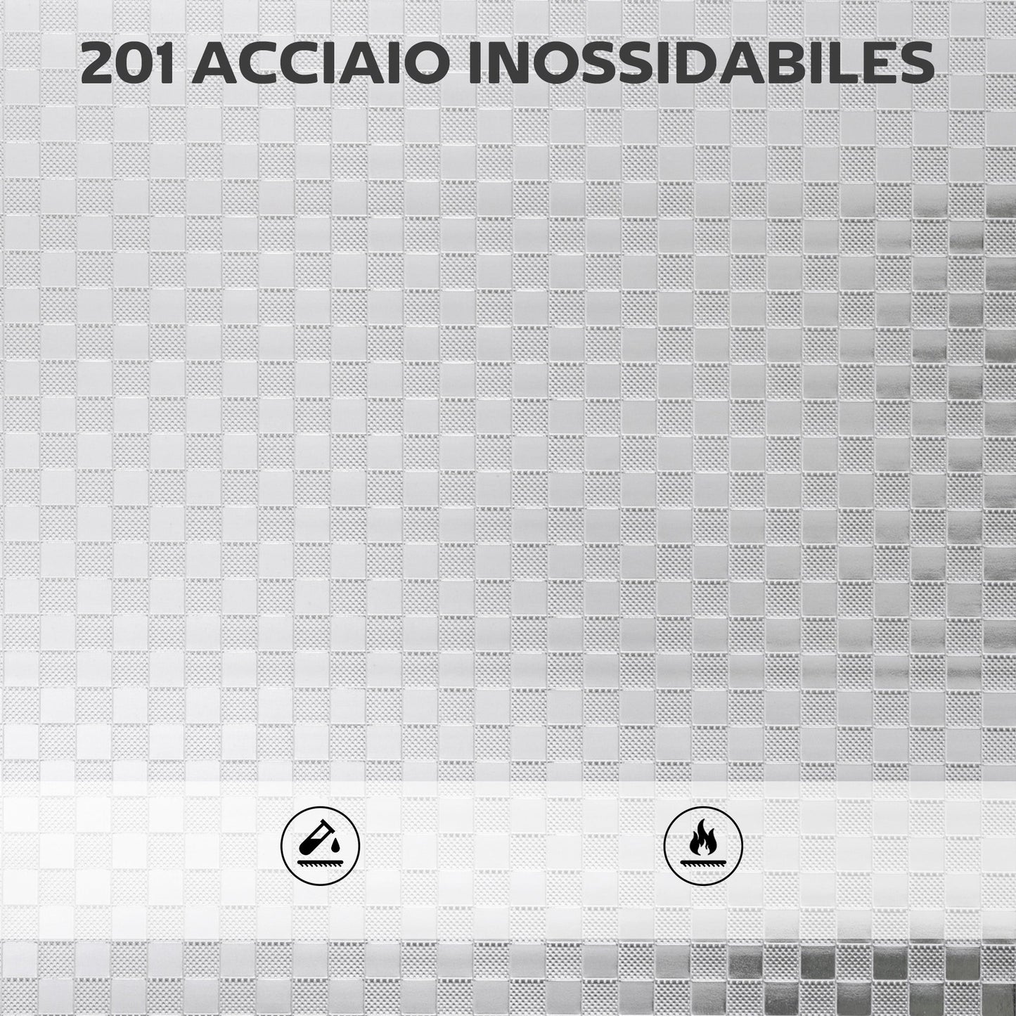 4-Tier Utility Cart with Adjustable Center Shelf and Raised Edges, Stainless Steel, 60x35x77 cm