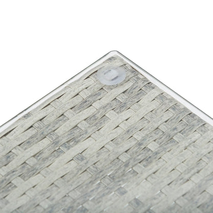 Outdoor Garden Set, Garden Lounge, Outdoor Sofa Set with Garden Table, Grey Rattan Garden Furniture