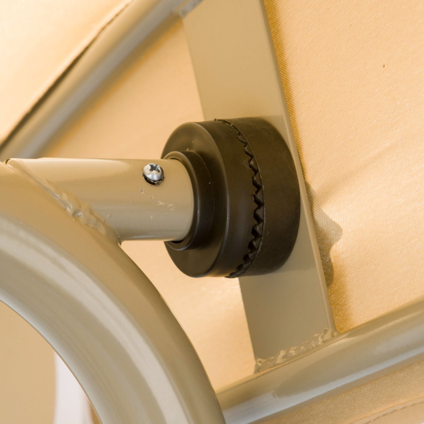 Bed Frame with Plywood Slats and Lower Container, 190x160x35cm, Black and Wood Color