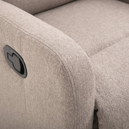 Relax Chair Reclining up to 168° with Footrest, 67x83x107 cm, Grey
