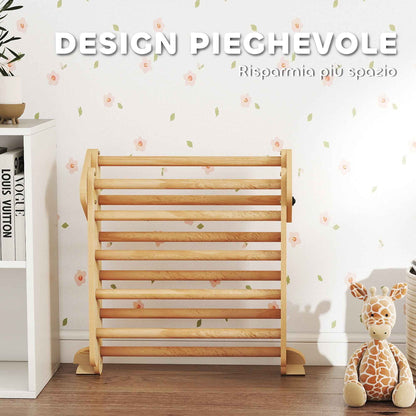 5-in-1 Children's Playground with Triangle, Smooth Wall and Arch, Made of Poplar and Pine Wood, 188x70x59 cm