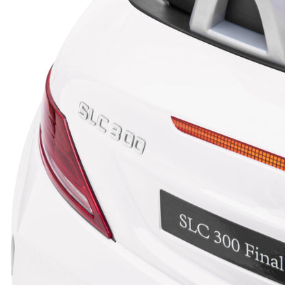 Electric Car for Children Licensed Mercedes SLC 300 with Remote Control, in PP and Metal, 107x62. 5x44 cm, White