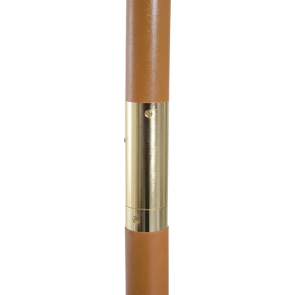 3x2.5 m Garden Umbrella with 8-Ribbed Wooden Pole, Made of Bamboo, Wood and Polyester, White