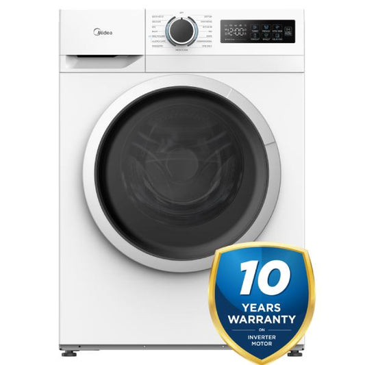 Midea MF110W80BA10/W-MT 8kg Washing Machine – 1400rpm Spin