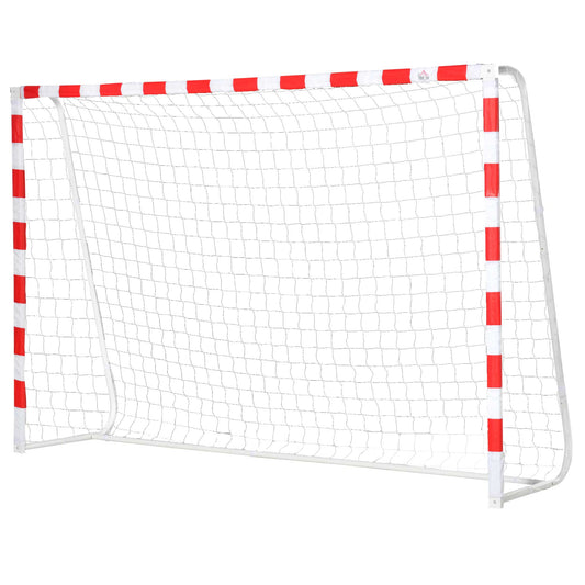 Football and soccer door in PE plastic for adults and children, 302x83x201Cm white