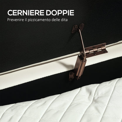 72L Oval Storage Bench with Lift-Top Lid, Velvet Fabric and Wood, 108x44x43.5 cm, Cream