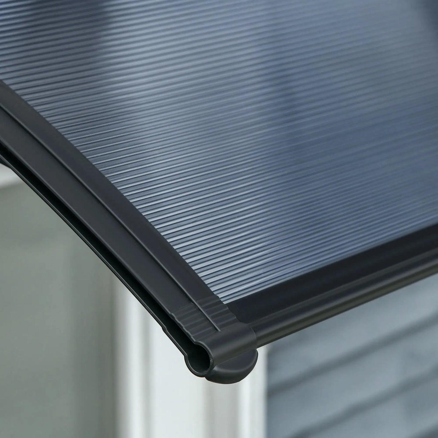 100x80cm Anti-UV Polycarbonate Outdoor Canopy for Doors and Windows