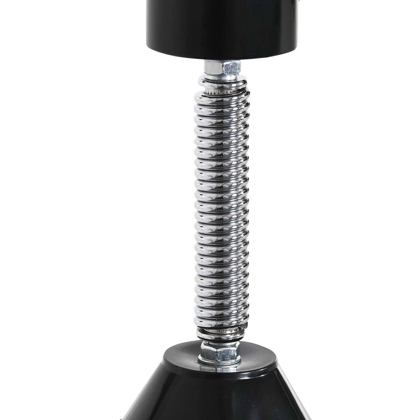 Height Adjustable Wall Mounted Speed Bag for Boxing and MMA with Pole, Steel and PU, 79x72x20 cm, Black