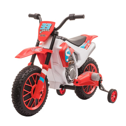 electric cross motorcycle for children for 3-5 years - red