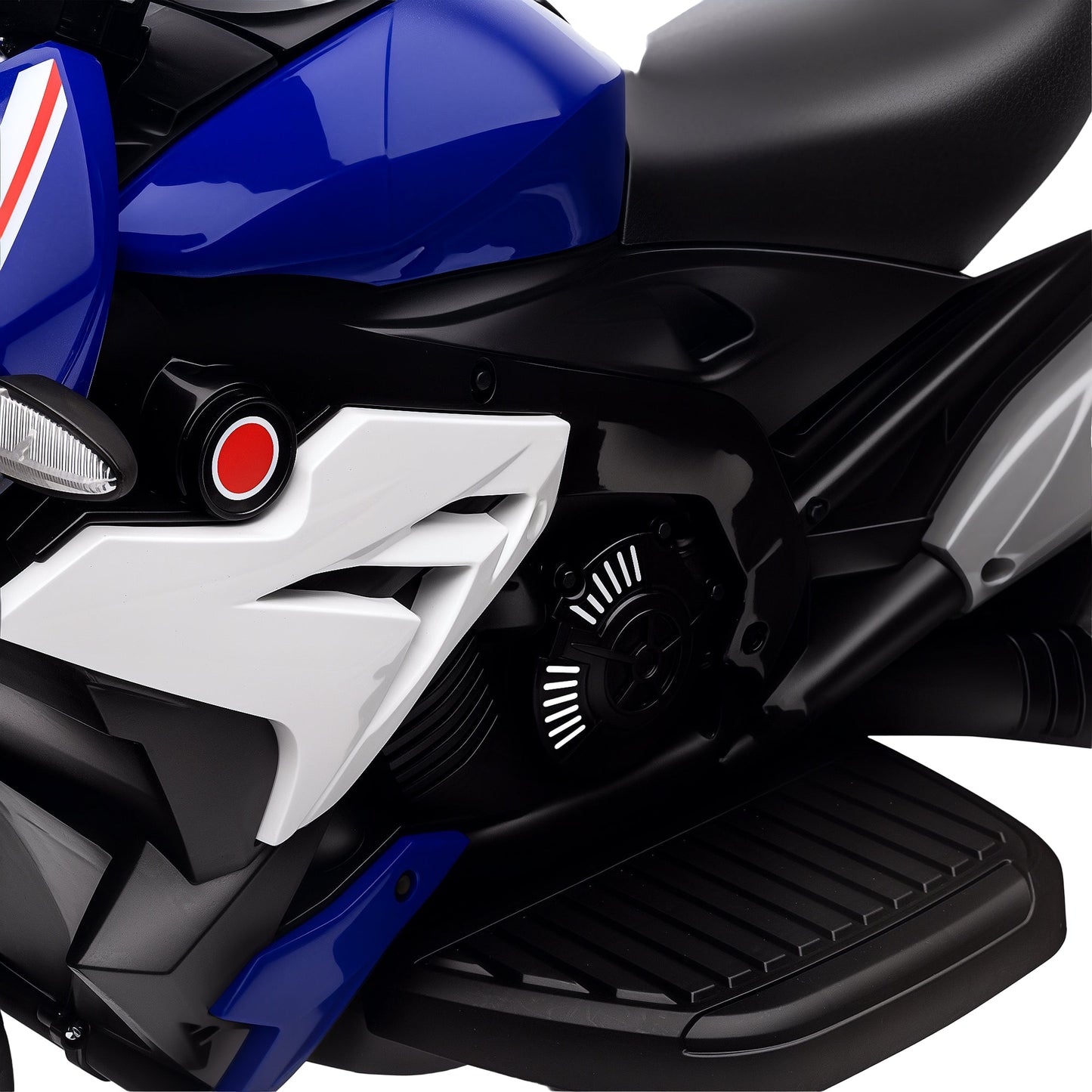 Electric Motorcycle for Children 3-5 Years Max. 25kg with Lights, Music, 6V Battery and 3km/h Speed, 86x42x52 cm Blue