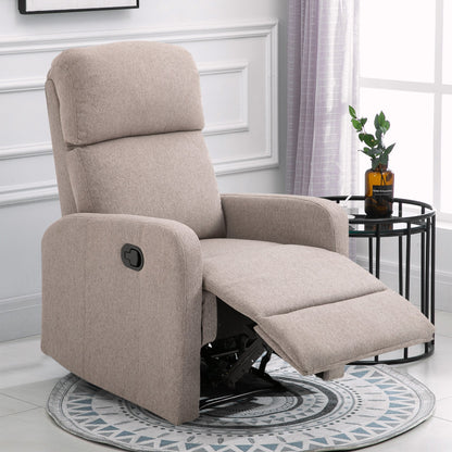 Relax Chair Reclining up to 168° with Footrest, 67x83x107 cm, Grey