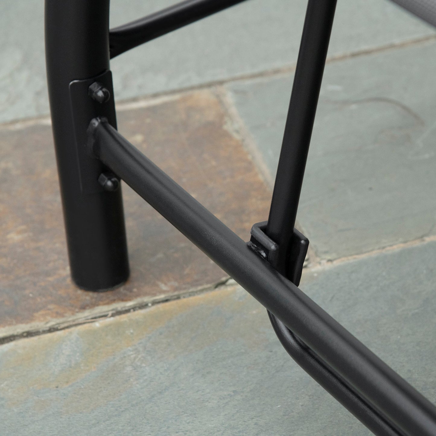 3 Seater Garden Swing Convertible to Lounger with Adjustable Canopy, Dark Grey