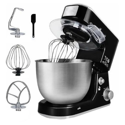 Royaltyline PKM700-BK Stand Mixer – 1000W, 4L Steel Bowl
