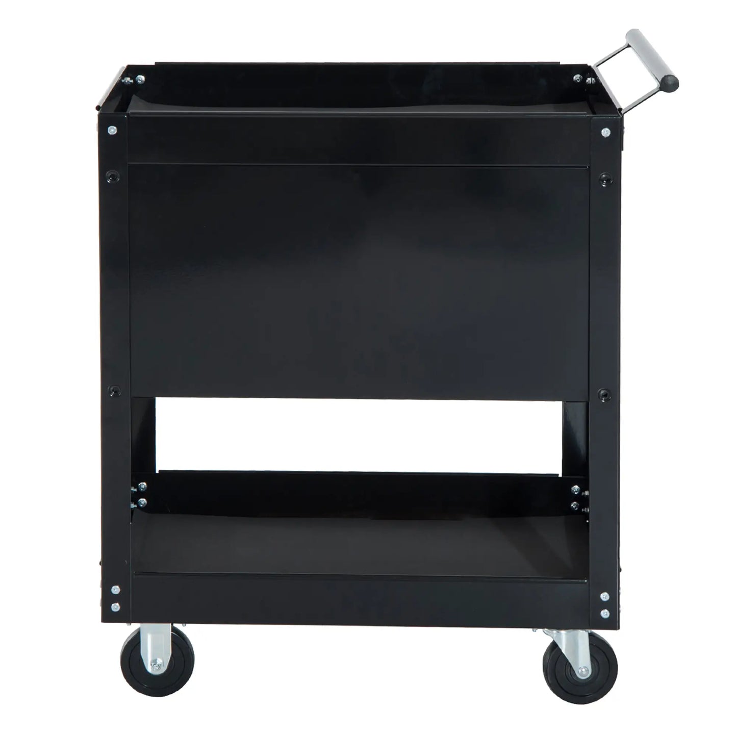 Professional Workshop Trolley Sheet Metal Tool Chest, Black, 68 x 46 x 88cm