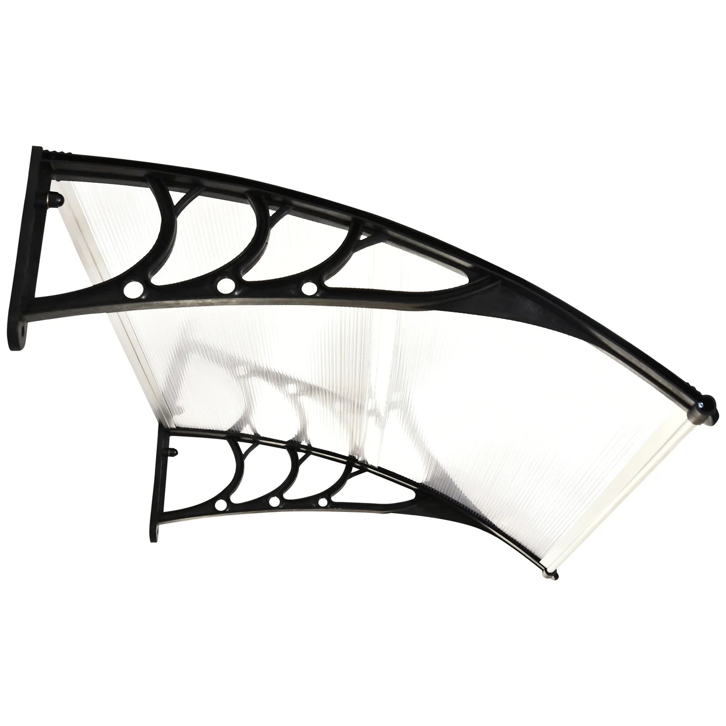 Outdoor Canopy 75x120 cm in Waterproof and Anti-UV Polycarbonate for Door or Window