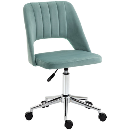 Winter chair of house padding swivel and adjustable height - green height