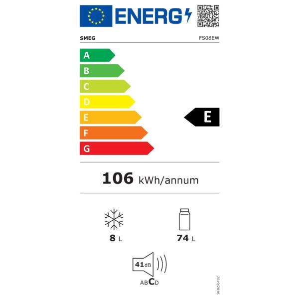 Smeg FS08EW Tabletop Fridge-Freezer – 82L