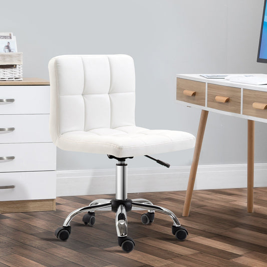 Ergonomic Office Chair, Swivel Chair, Height-Adjustable Synthetic Leather 46 × 51 × 80-92cm