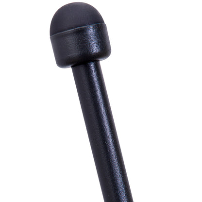 Set of 4 Oval Garden Chairs in PE Rattan and Metal in Boho Chic Style, Light Grey