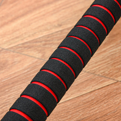 Set of 2 Non-Slip Dumbbells with 12 Weight Discs of 20 kg Total and Connector, in Steel, HDPE and Sand, Black